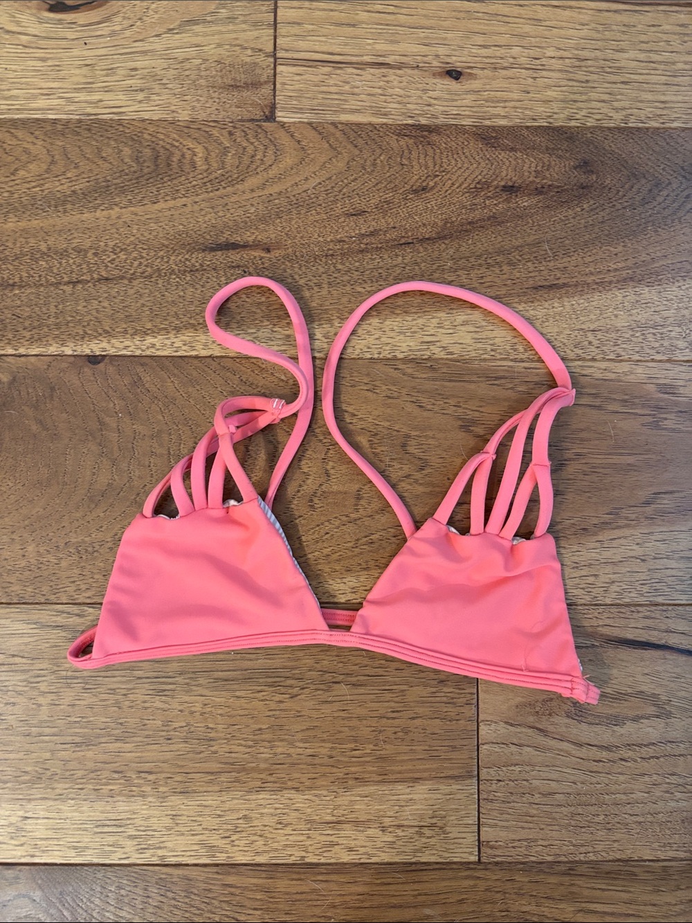 Women's Coral Strappy Triangle Swim Top